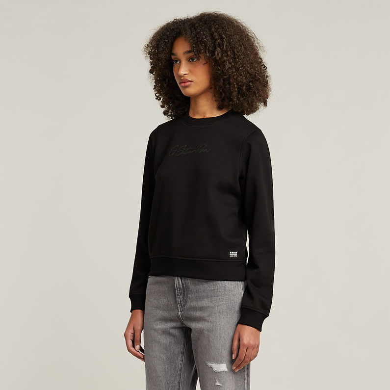 G-STAR Outlet Sudadera Autograph Crew Negro