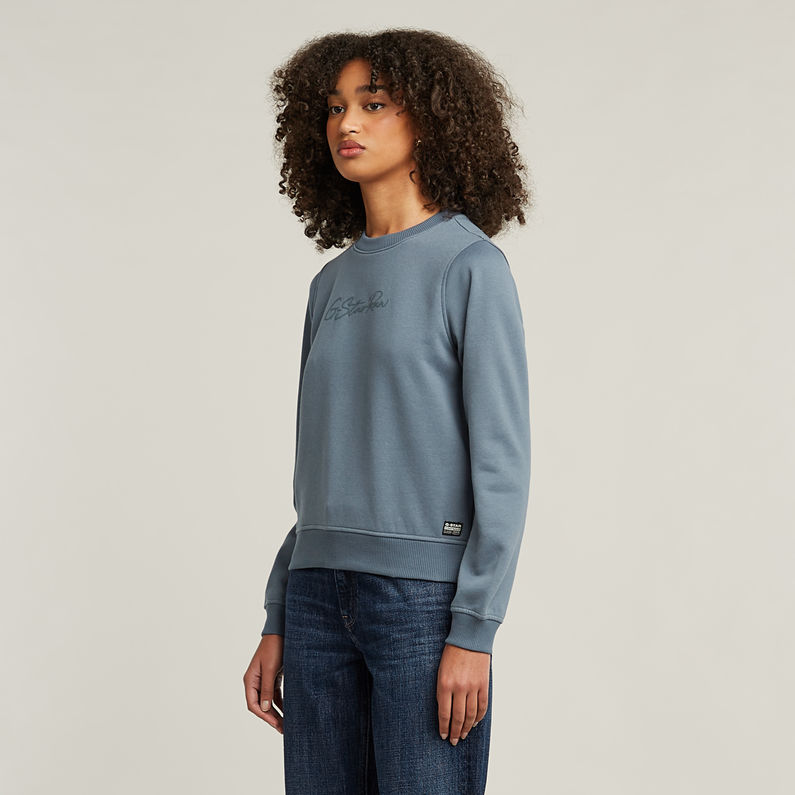 G-STAR Outlet Autograph Crew Sweater Grey