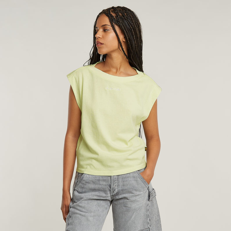 G-STAR Outlet Mini G-Script Logo T-Shirt Green