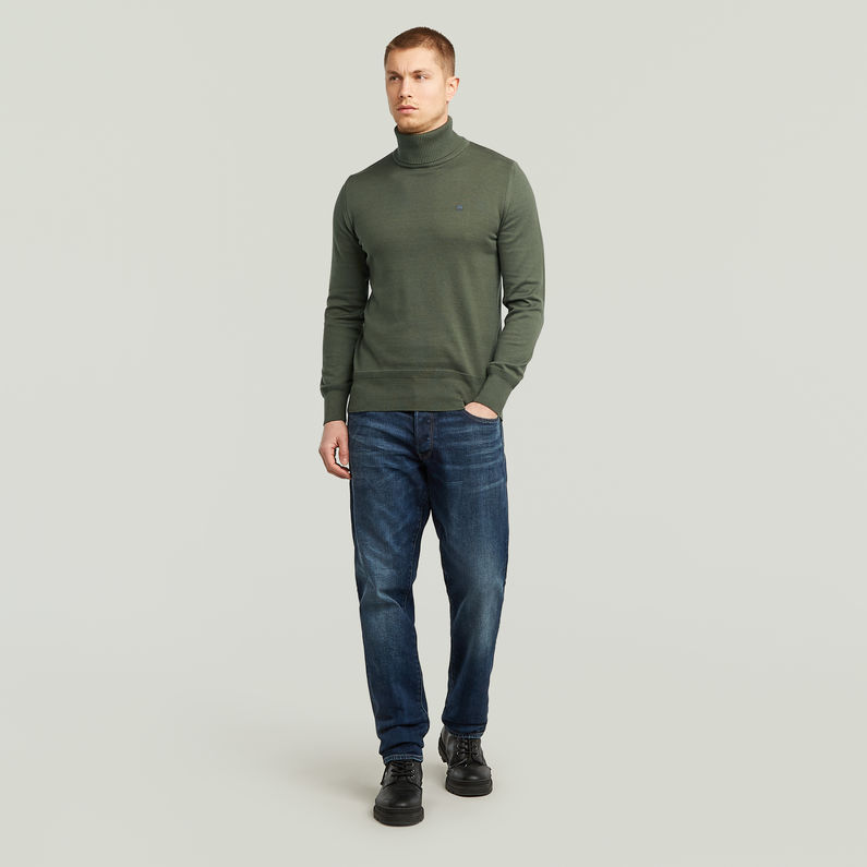 G-STAR Outlet Core Turtle Knitted Sweater Green