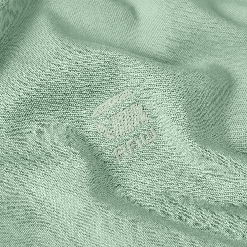 G-STAR Outlet Camiseta Rolled Up Boyfriend Verde