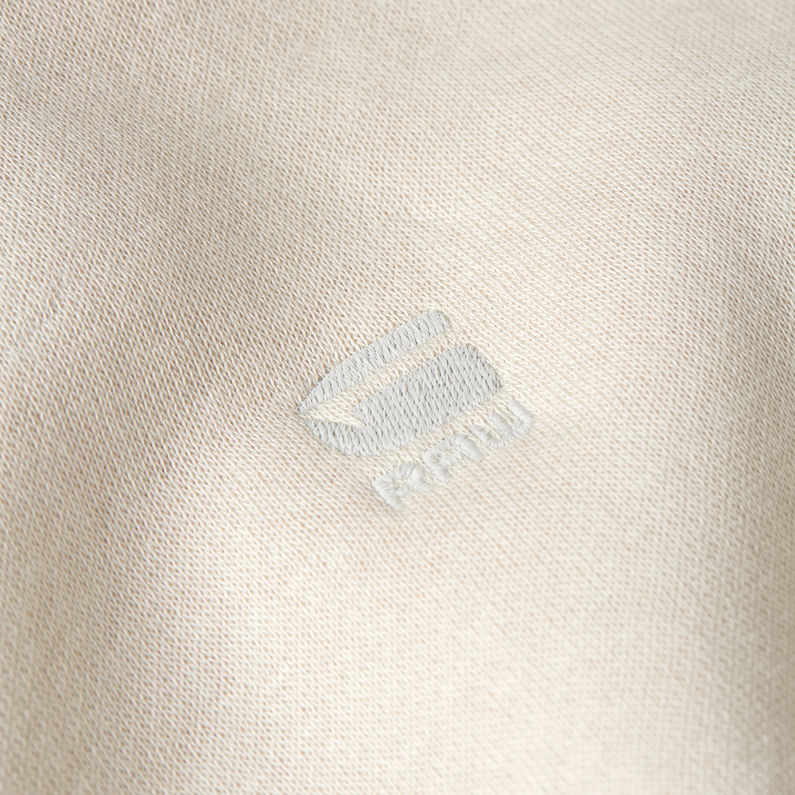 G-STAR Outlet Sudadera Premium Core Half Zip Blanco
