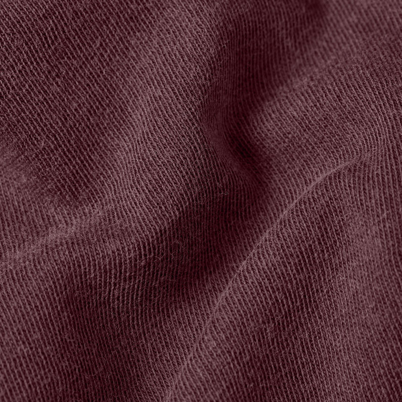 G-STAR Outlet Camiseta Overdyed Eyben Slim V Rojo