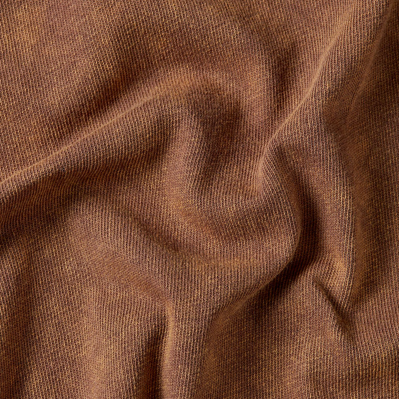 G-STAR Outlet Camiseta Washed Pocket Marrón