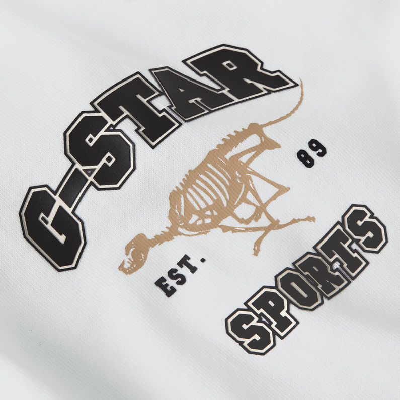 G-STAR Outlet Camiseta Running Dog Boxy Blanco