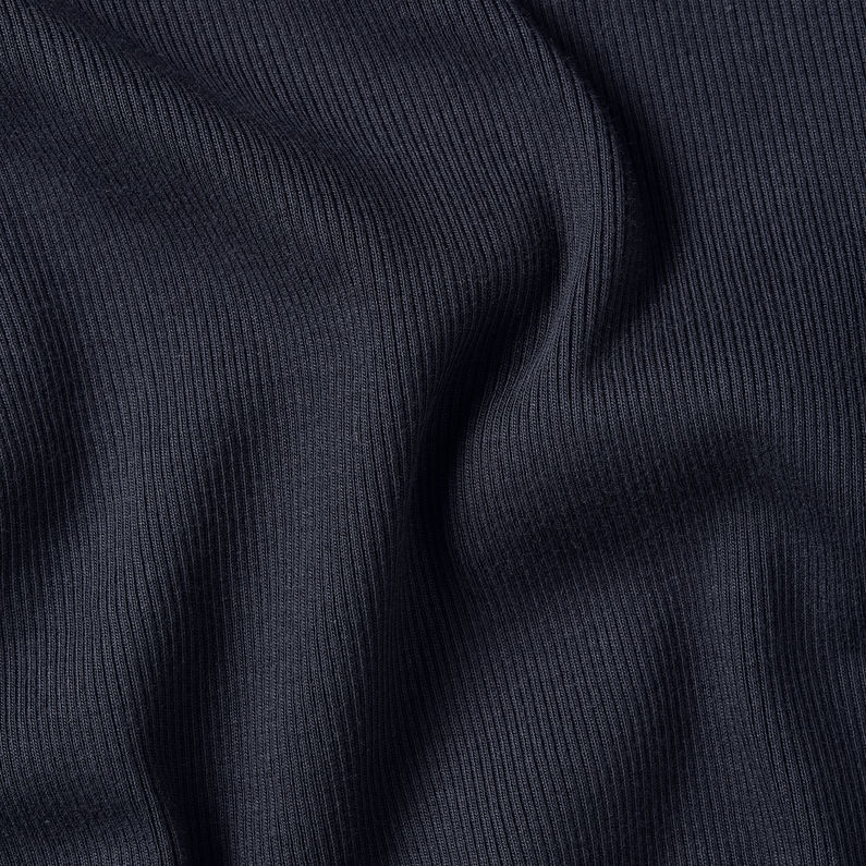 G-STAR Outlet Camiseta A-Line Slim Mock Azul oscuro