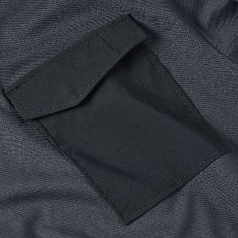 G-STAR Outlet Fabric Mix Pocket T-Shirt Dark blue