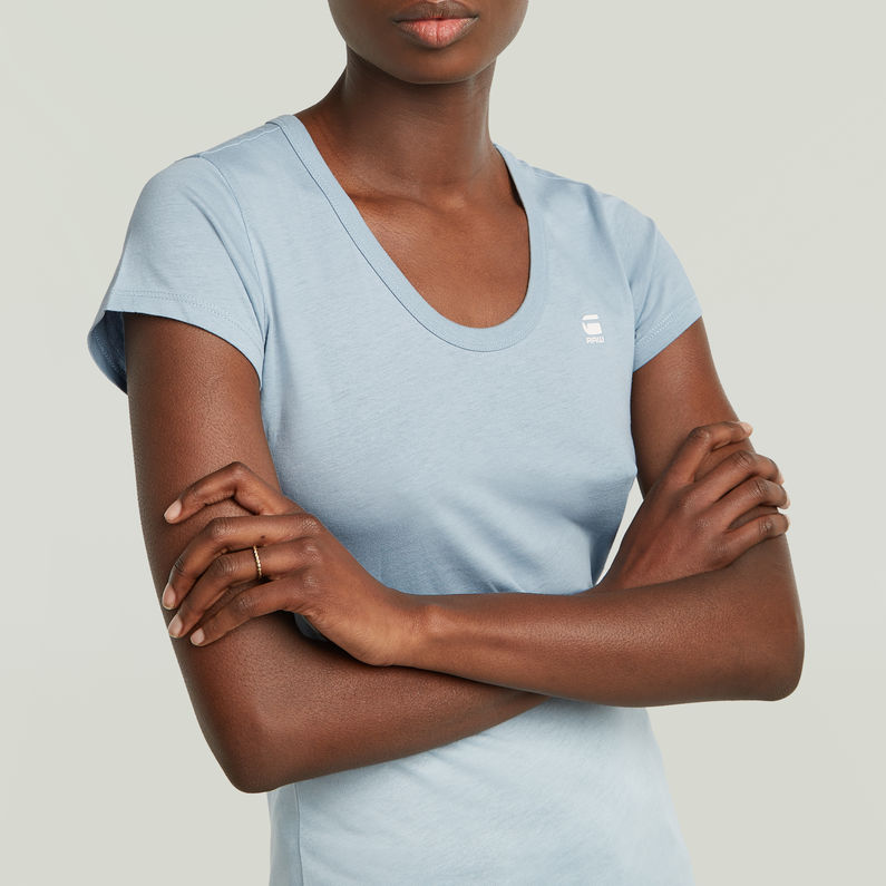 G-STAR Outlet Top Slim Azul claro