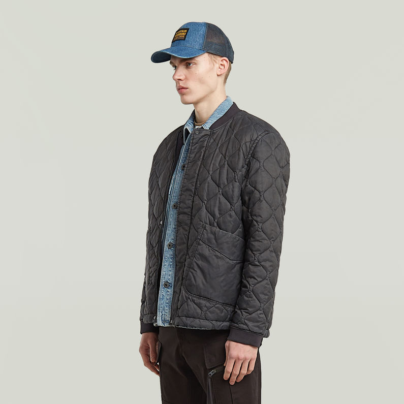 G-STAR Outlet Lightweight Quilted Padded Jacket Grey