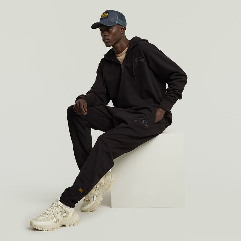 G-STAR Outlet Pantalones de deporte Script Negro