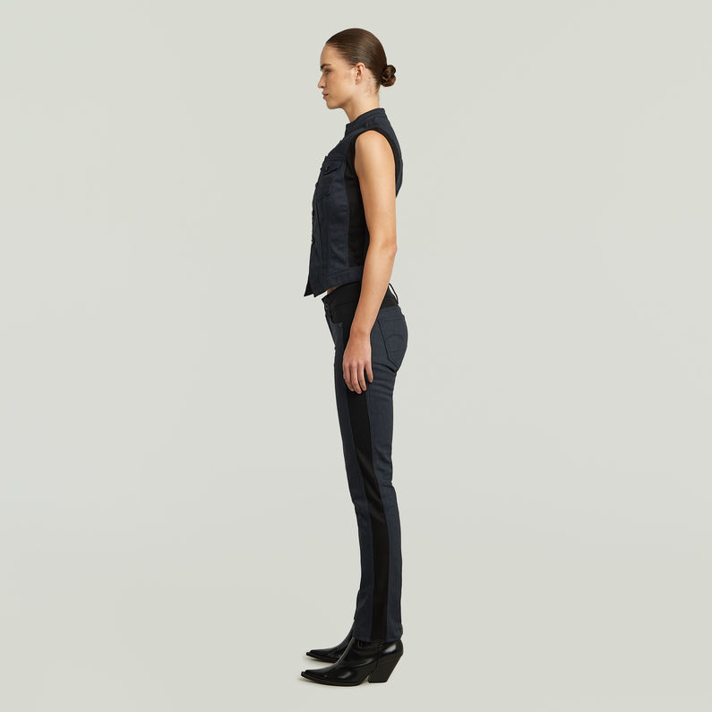 G-STAR Outlet Jeans Midge Slim Straight PM Azul oscuro