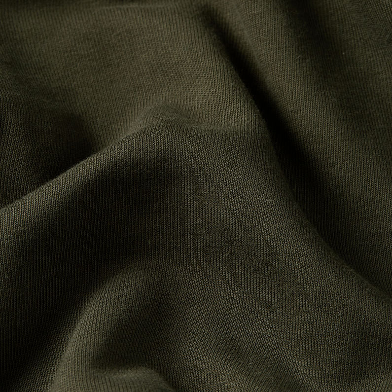 G-STAR Outlet Sudadera Half Zip Label Badge Gris