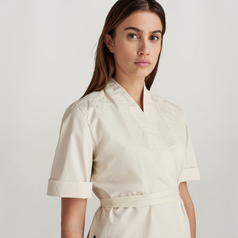 G-STAR Outlet Wrap T-Shirt Beige
