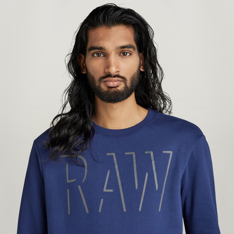 G-STAR Outlet RAW Graphic Sweater Dark blue