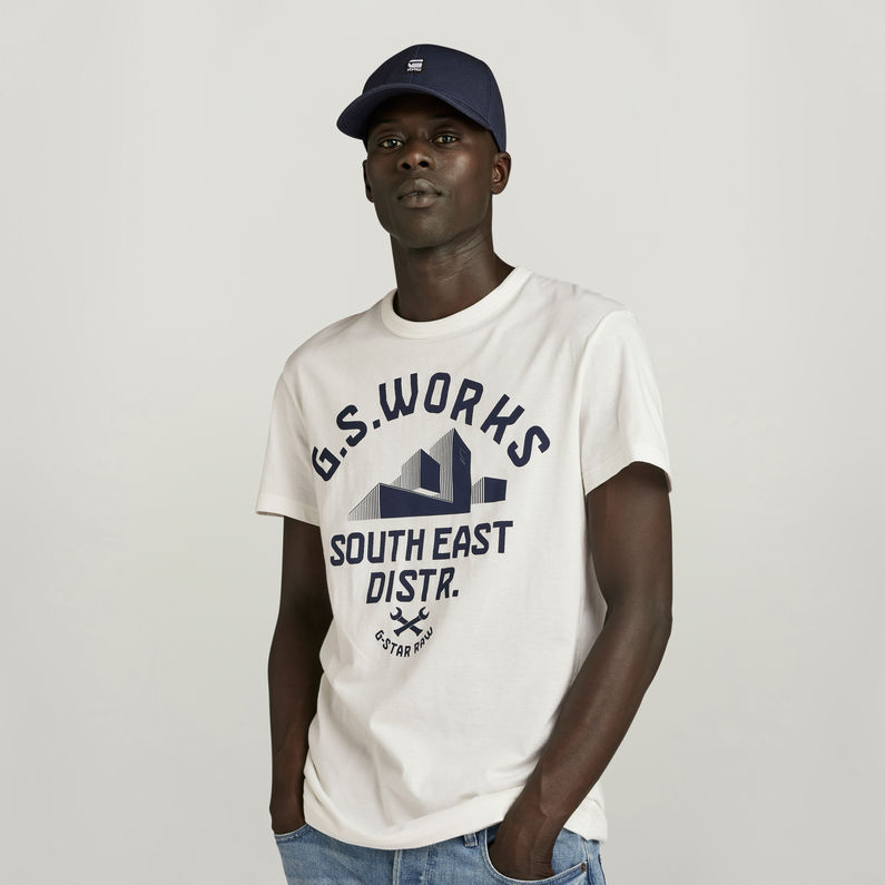 G-STAR Outlet Graphic 8 T-Shirt White