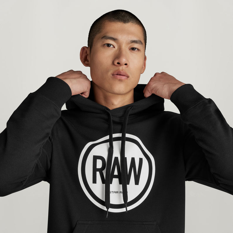 G-STAR Outlet Graphic 10 Hooded Sweater Black