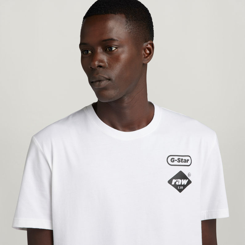 G-STAR Outlet Chest Graphic T-Shirt White