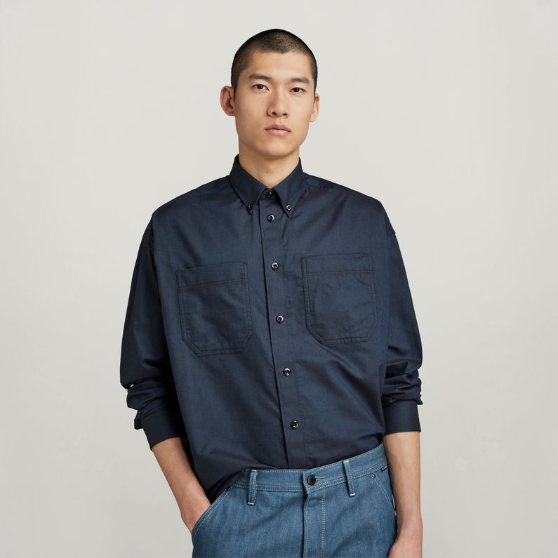 G-STAR Outlet TP Button Down Oversized Shirt Multi color