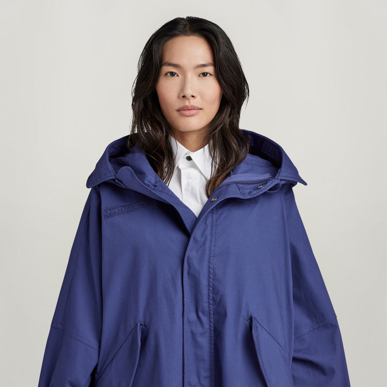 G-STAR Outlet Unisex Fishtail Parka Medium blue