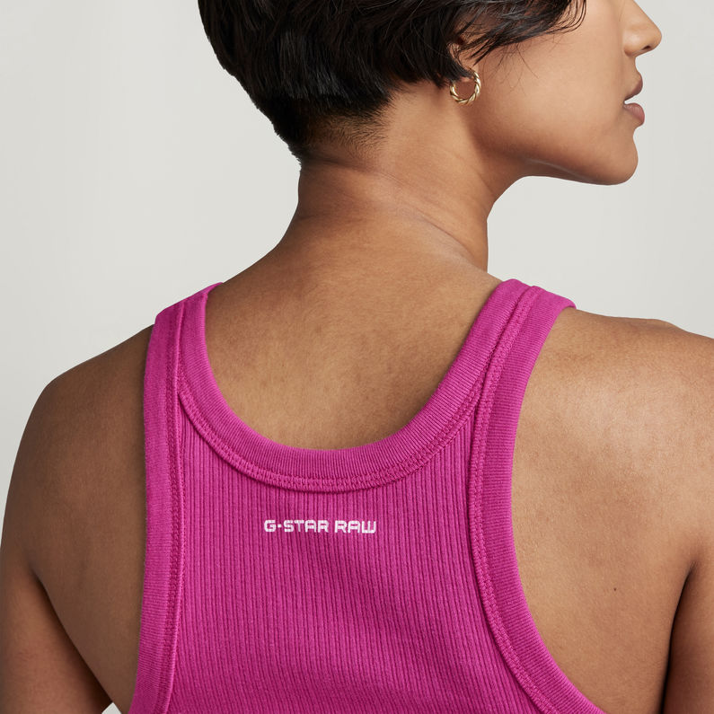 G-STAR Outlet Italian Utility Ultra Slim Tank Top Pink