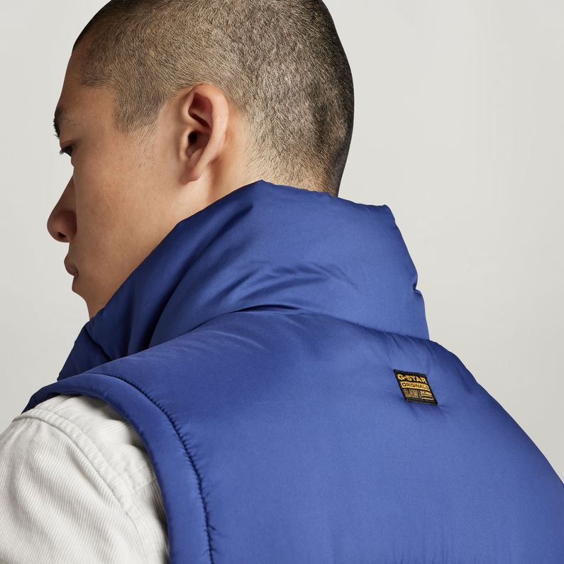 G-STAR Outlet Foundation Padded Vest Medium blue