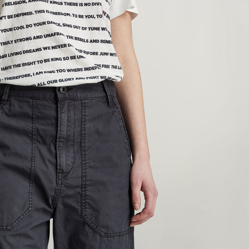 G-STAR Outlet Pantalones 3D Fatigue Boyfriend Negro
