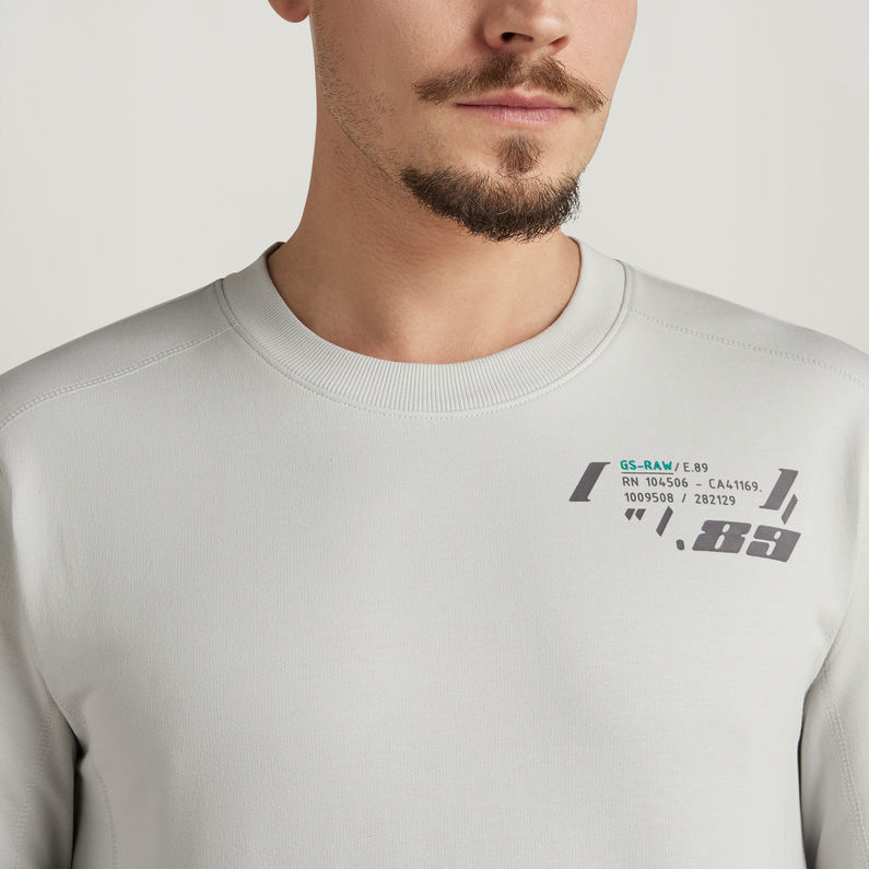 G-STAR Outlet Lightweight Moto Sweater Grey