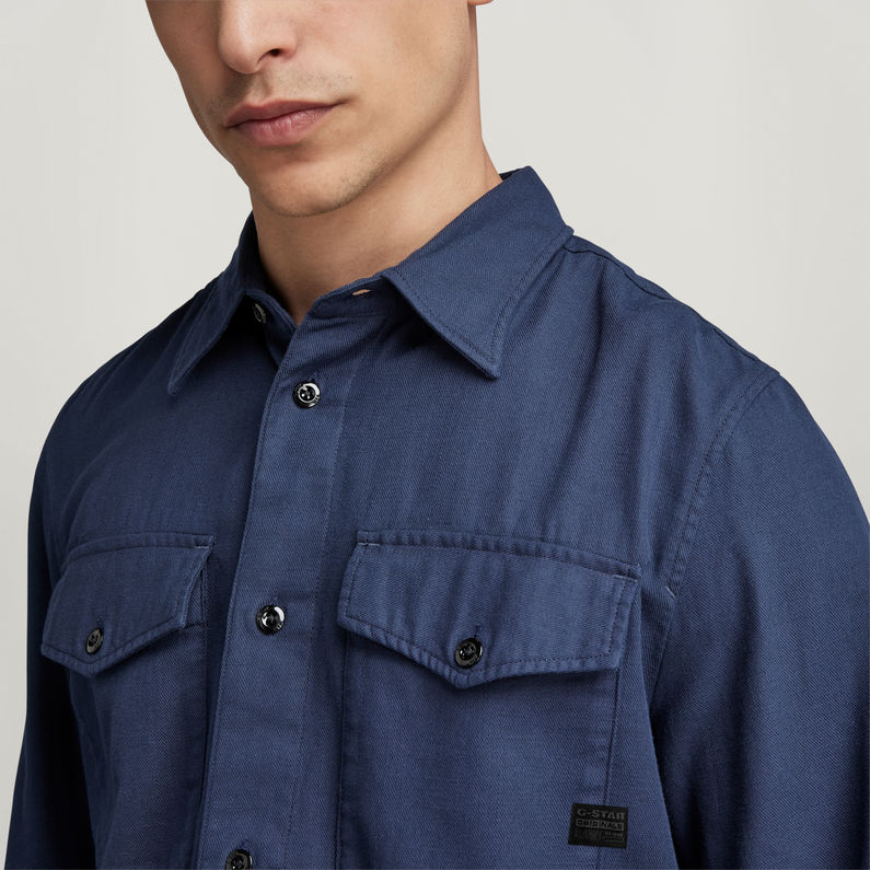 G-STAR Outlet Marine Slim Shirt Dark blue