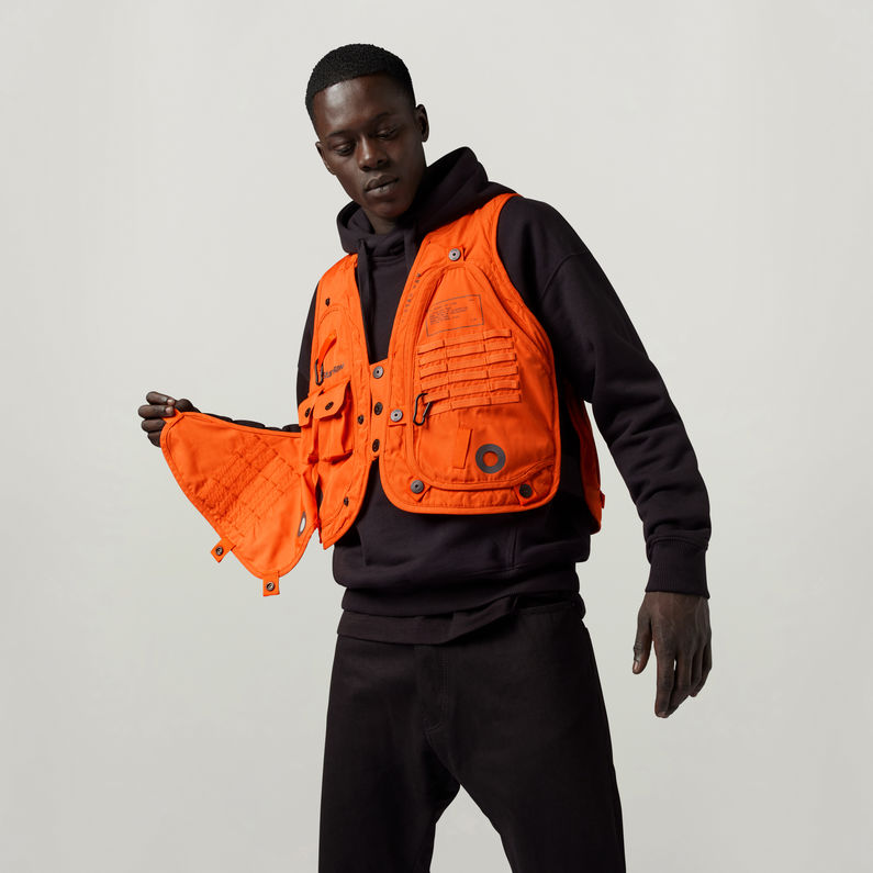 G-STAR Outlet Unisex Premium E Vest Orange