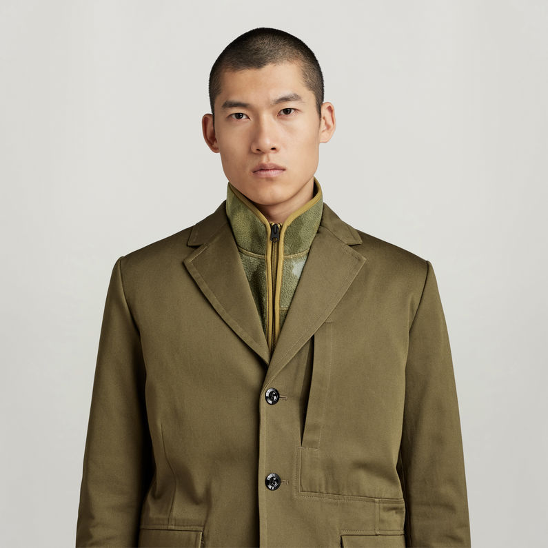 G-STAR Outlet Chore 3 Button Casual Blazer Green