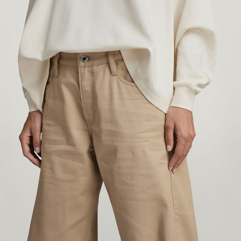 G-STAR Outlet Judee Low Waist Loose Pants Beige