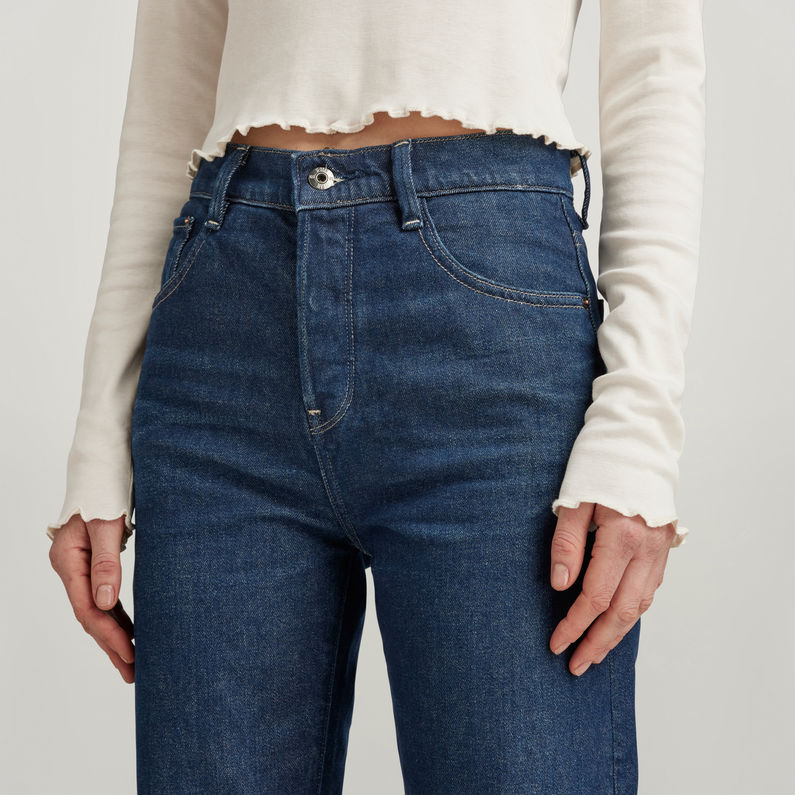 G-STAR Outlet Viktoria High Straight Jeans Dark blue