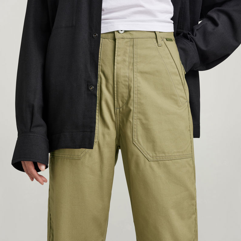 G-STAR Outlet 3D Fatigue Boyfriend New Pants Green
