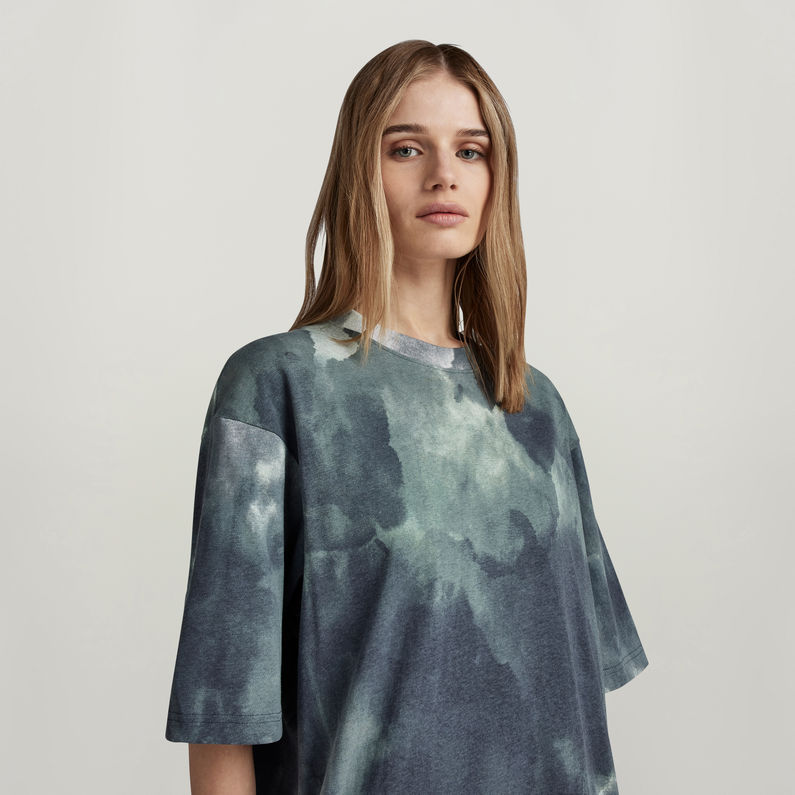G-STAR Outlet Boxy U Tee Allover Dress Multi color
