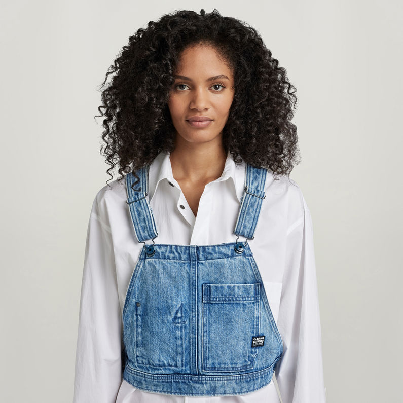 G-STAR Outlet Bib Top Light blue