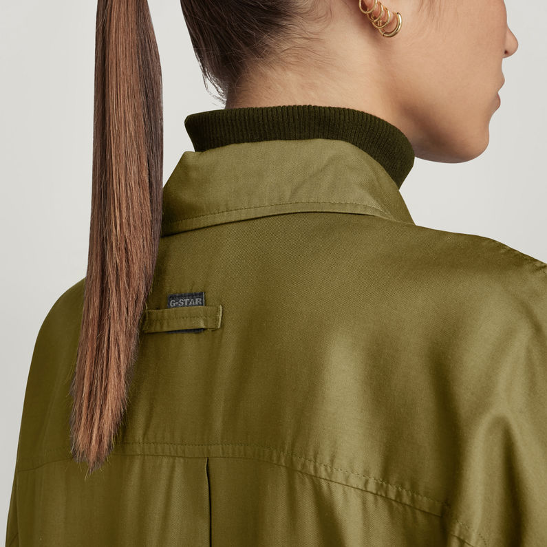 G-STAR Outlet Loose Pocket Shirt Green