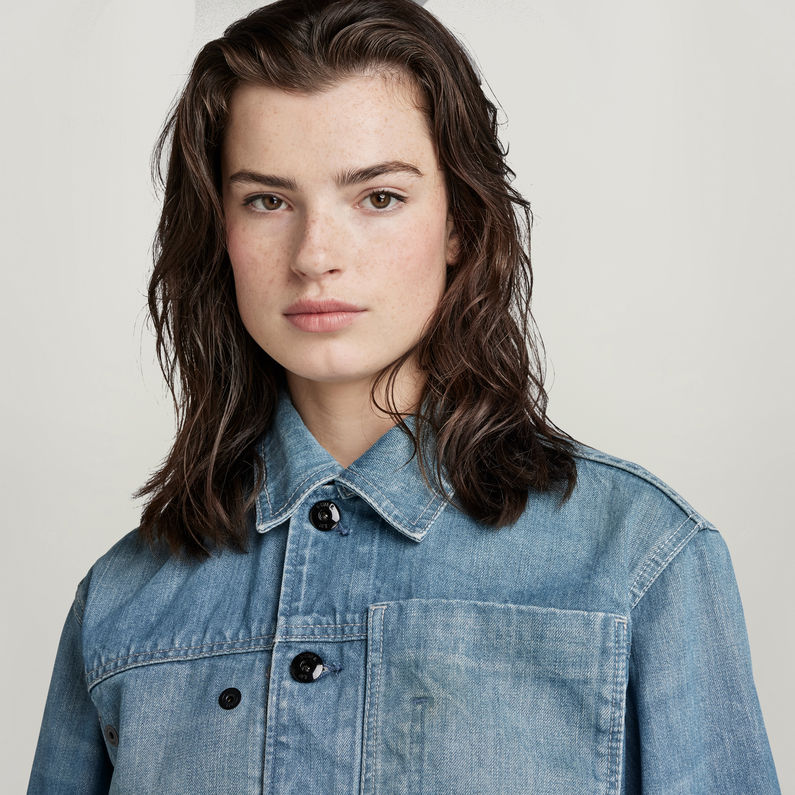 G-STAR Outlet Chaqueta Cropped Denim Azul intermedio