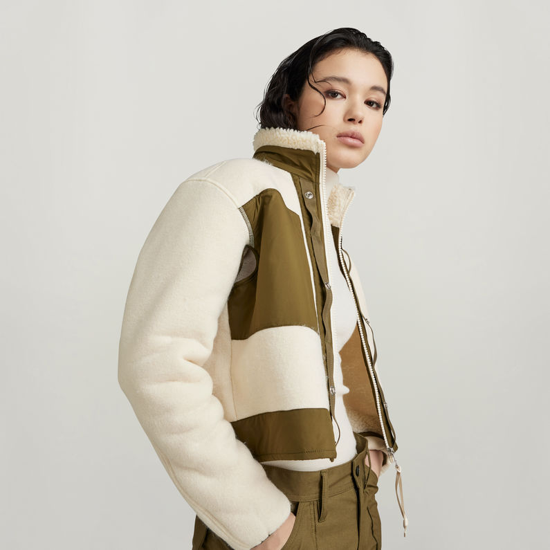 G-STAR Outlet Chaqueta Cropped Hunter Verde
