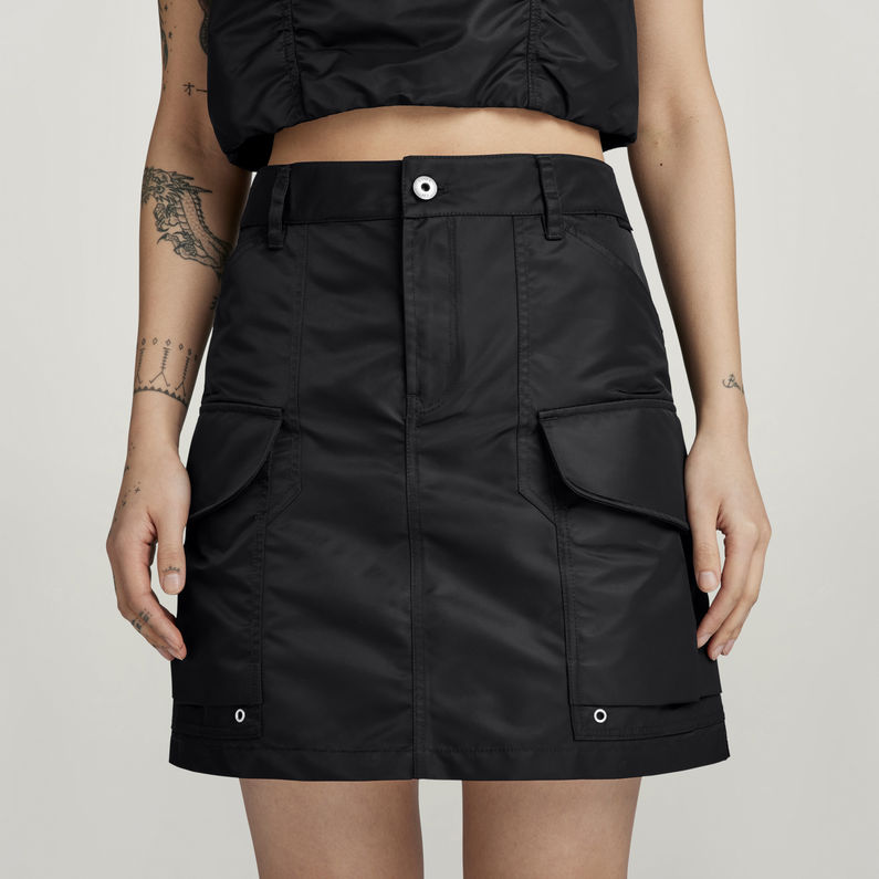 G-STAR Outlet Cargo Mini Skirt Black