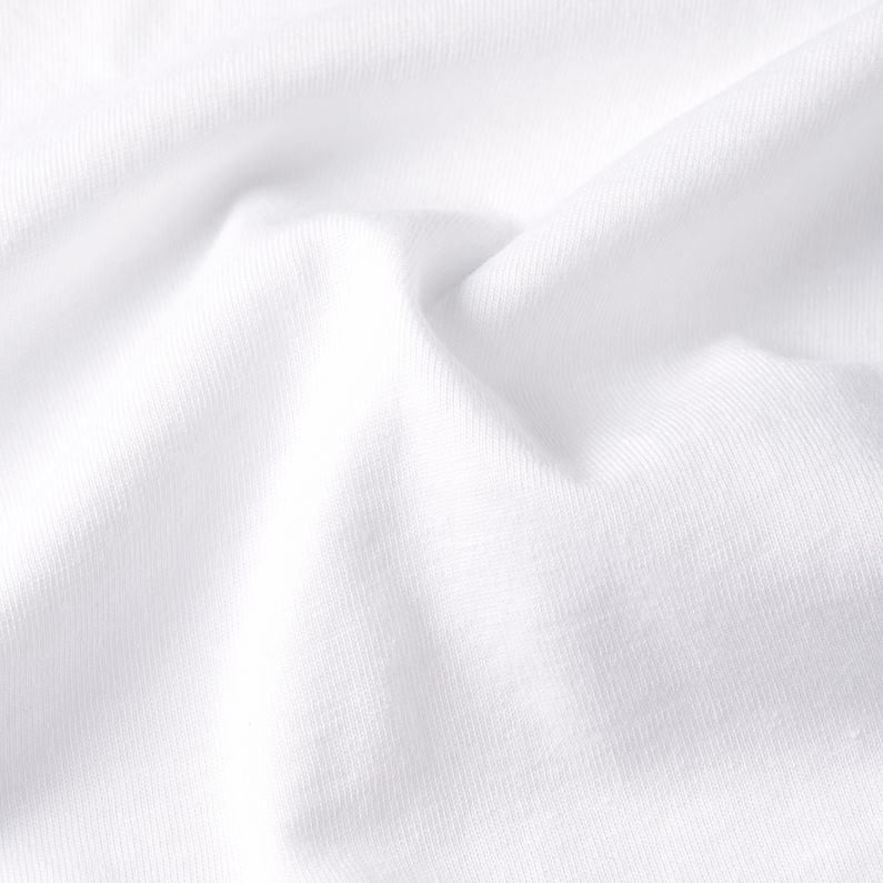 G-STAR Outlet Slim V-Neck Top 2-Pack White