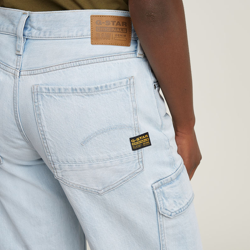 G-STAR Outlet Judee Cargo Low Waist Loose Jeans Light blue