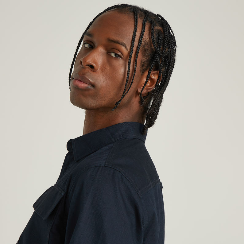 G-STAR Outlet CPO Regular Shirt Dark blue