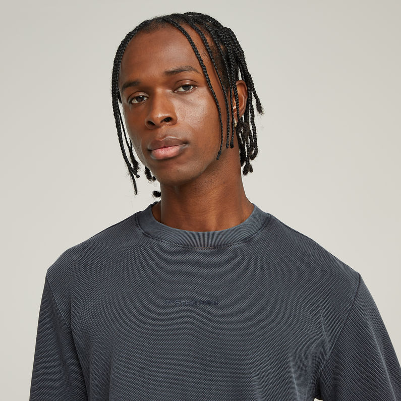 G-STAR Outlet Camiseta Overdyed Tweeter Azul oscuro