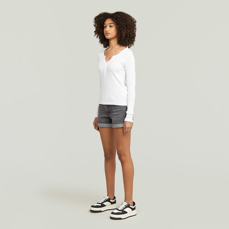 G-STAR Outlet Judee Denim Shorts Grey