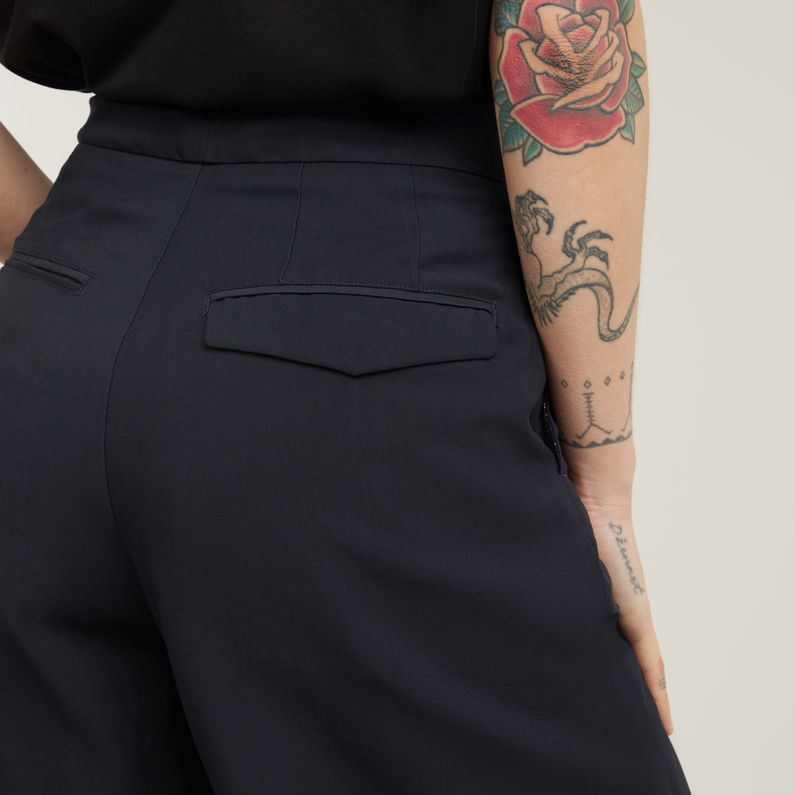 G-STAR Outlet Holiday Wide Leg Pants Dark blue