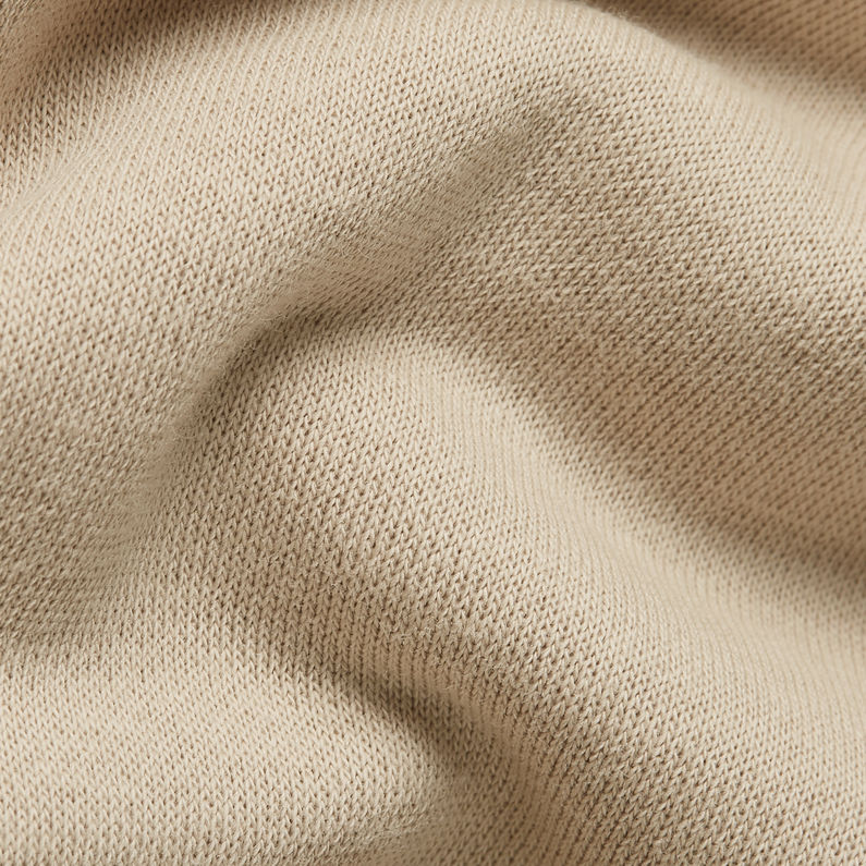 G-STAR Outlet Center Chest Logo Sweater Beige