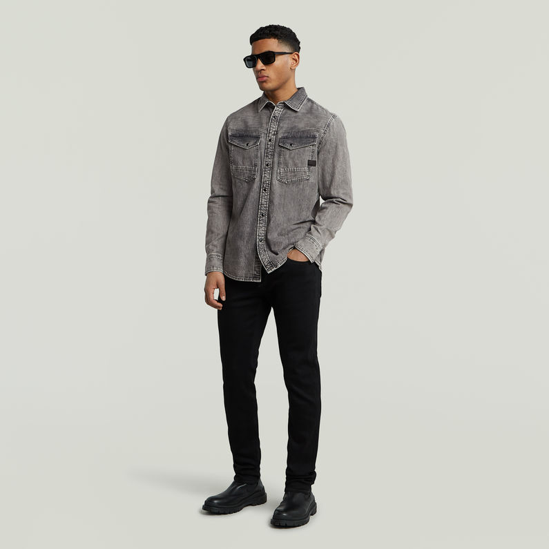 G-STAR Outlet Dakota Slim Shirt Grey