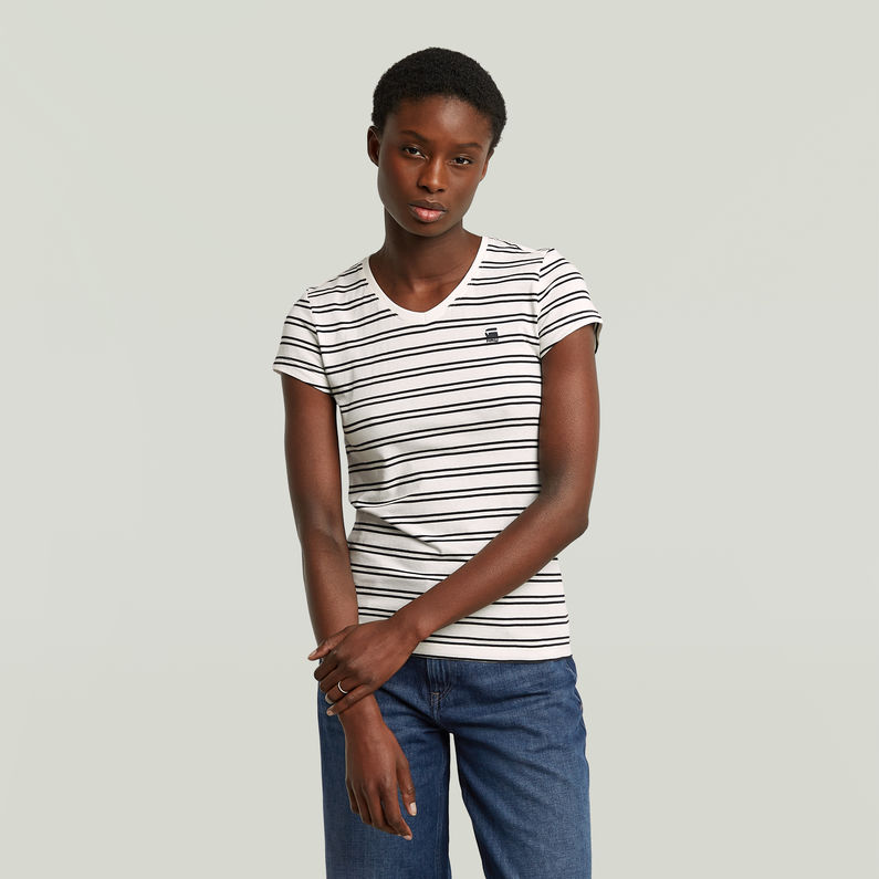 G-STAR Outlet Camiseta Stripe Eyben Slim V 2.0 Multi color