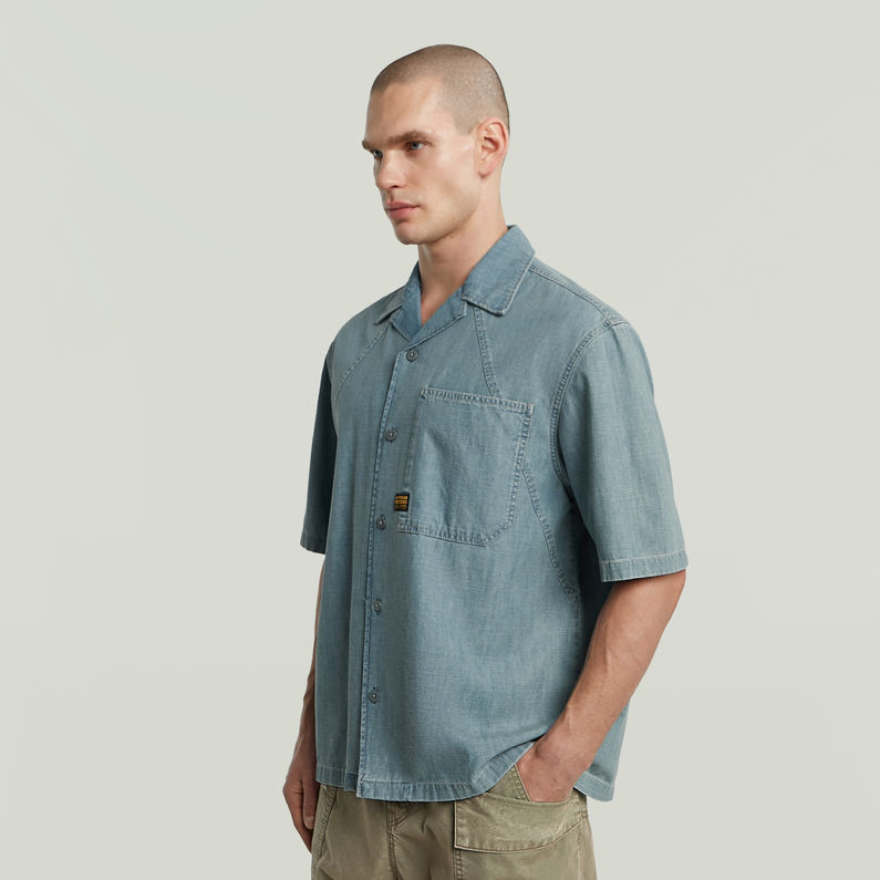 G-STAR Outlet Track Relaxed Shirt Light blue