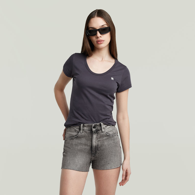 G-STAR Outlet Virjinya Slim Shorts Grey